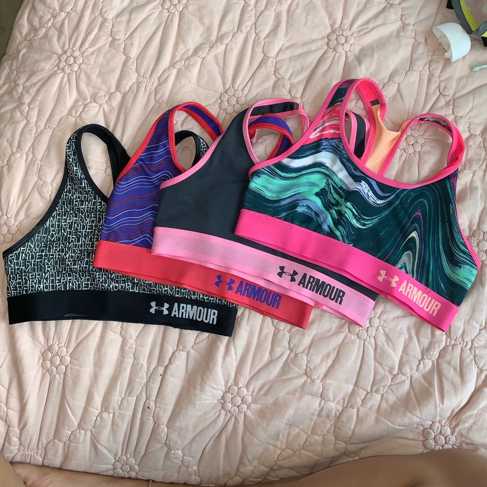 SET OF 4 Racerback sports bras